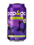 Lata Pop&Go bebida prebiótica sabor arándano y açai 355 ml